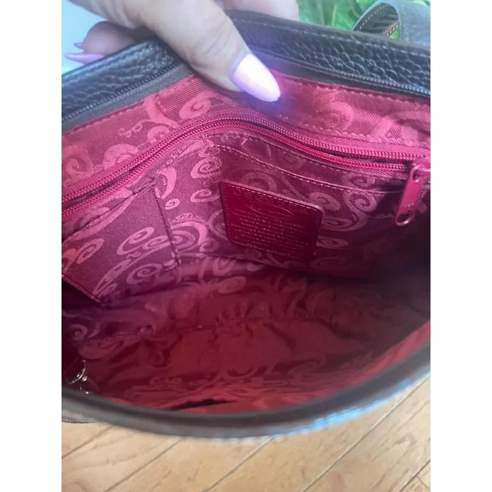 Brighton Sienna embossed brown tote bag (PU120
